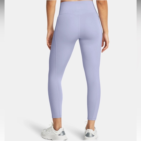 Under Armour UA Meridian Lavender Purple Crossover Waist Ankle Legging NWT - Picture 2 of 15